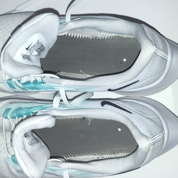 Nike Air Zoom Pegasus 38 White and Teal size 8.5 no insoles - Picture 7 of 8